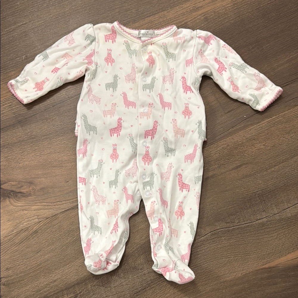 Kissy Kissy Llama Pajama 0-3m